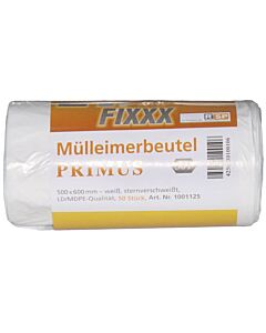 Müllbeutel Premium 30 L weiß 500 x 600 mm