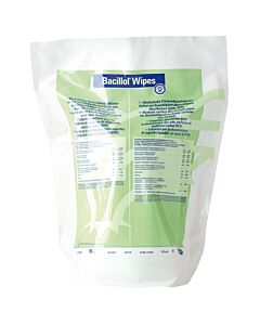 Bode Bacillol Wipes Standbodenbeutel, 90 Tücher, Schnell-Desinfektionstücher