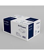 EVOpaper Handtuchpapier weiß, 2-lg., 20,5 x 25 cm, V-Falz, 3000 Blatt